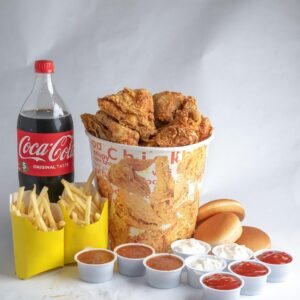 chiken bucket, broasted chicken meal, family pack, chicken, cola, sauces, fries, broasted, chicken fry, food, meal, fried chicken, fries, fries, broasted, broasted, chicken fry, chicken fry, chicken fry, fried chicken, fried chicken, fried chicken, fried chicken, fried chicken